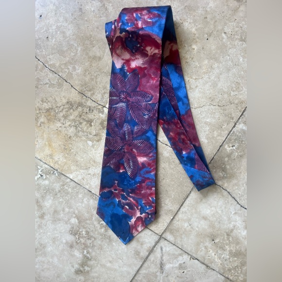 Oscar de la Renta couture collection neckwear men’s hundred percent silk tie - Picture 6 of 8